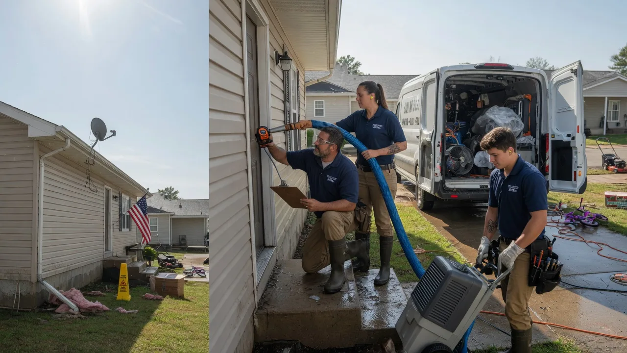 Ceiling Water Damage Restoration in Parker City, IN near me